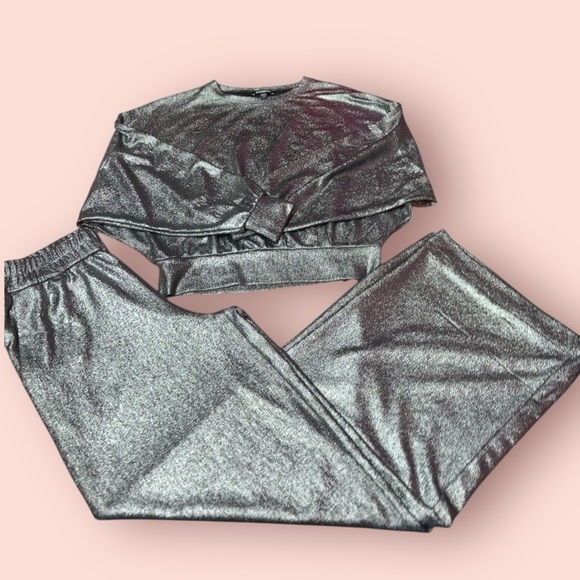 Express Gray SET Track Pants - Picture 2 of 10